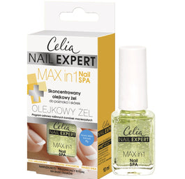 Celia Nail Expert Max In 1 Nail SPA skoncentrowany olejkowy żel do paznokci i skórek 10ml