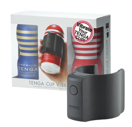 TENGA Cup Vibrator zestaw Cup Vibrator wibrator kubkowy + Original Vacuum Cup jednorazowy masturbator + Premium Vacuum Cup jednorazowy masturbator