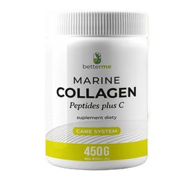 BetterMe Marine Collagen Peptides Plus C kolagen rybi na stawy skórę włosy i paznokcie suplement diety 450g