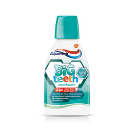 Aquafresh Big Teeth Mouthwash płyn do płukania jamy ustnej dla dzieci Fruit 6-8 lat 300ml