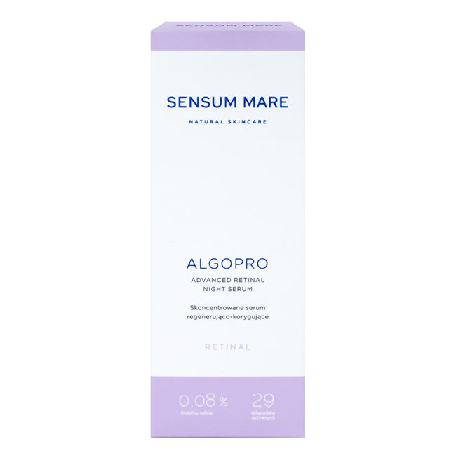 Sensum Mare Algopro skoncentrowane serum regenerująco-korygujące z 0.08% retinalem  30ml