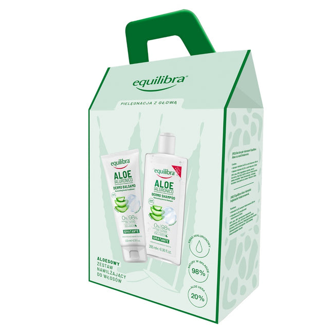 Equilibra Aloe zestaw szampon do włosów 250ml + odżywka do włosów 200ml