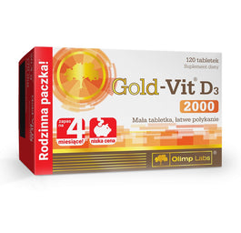 Olimp Labs Gold-Vit D3 2000 suplement diety 120 tabletek
