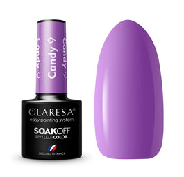 Claresa Soak Off UV/LED Candy lakier hybrydowy 9 5g