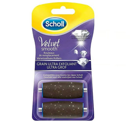 Scholl Velvet Smooth Express Pedi Crystal Diamonds Ultra Exfoliating Grain wkłady do elektrycznego pilnika 2szt.