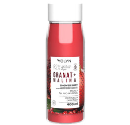 Yolyn Shower Shot żel pod prysznic Granat + Malina 400ml