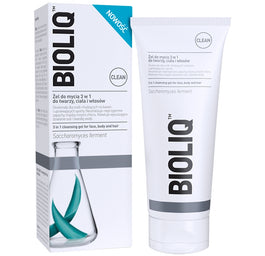 BIOLIQ Clean żel do mycia 3w1 do twarzy ciała i włosów 180ml