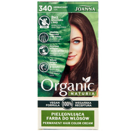 Joanna Naturia Organic pielęgnująca farba do włosów 340 Herbaciany