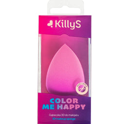 KillyS Color Me Happy gąbeczka 3D do makijażu Różowa