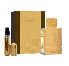Al Haramain Amber Oud Gold Edition Extreme zestaw woda perfumowana spray 200ml + woda perfumowana spray 10ml