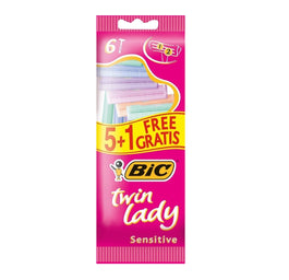 Bic Twin Lady Sensitive jednorazowe maszynki do golenia dla kobiet 5+1