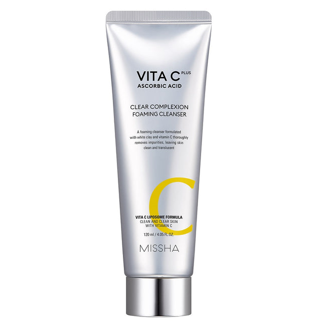 Missha Vita C Plus Clear Complexion Foaming Cleanser oczyszczająca pianka do twarzy z witaminą C 120ml