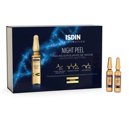 Isdin Isdinceutics Night Peel złuszczające serum w ampułkach do twarzy na noc 30x2ml