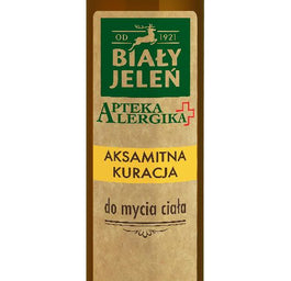 Biały Jeleń Apteka Alergika aksamitna kuracja do mycia ciała 250ml