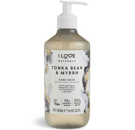 I Love Naturals Hand Wash żel do mycia rąk Tonka Bean & Myrrh 500ml