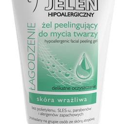 Biały Jeleń Łagodzenie hipoalergiczny żel peelingujący do mycia twarzy Delikatne Oczyszczenie 150ml