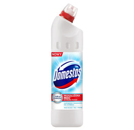 Domestos Przedłużona Moc Biel & Połysk płyn czyszcząco-dezynfekujący 1250ml