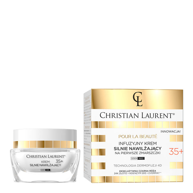 Christian Laurent Pour La Beaute 35+ infuzyjny krem silnie nawilżający na pierwsze zmarszczki 50ml