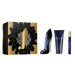 Carolina Herrera Good Girl zestaw woda perfumowana spray 80ml + woda perfumowana spray 10ml + balsam do ciała 100ml