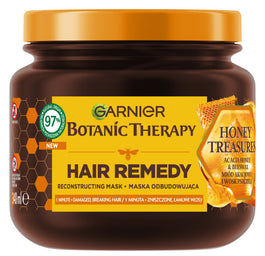 Garnier Botanic Therapy Honey Treasures odbudowująca maska do włosów zniszczonych i łamliwych 340ml