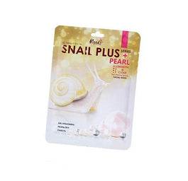 Moods Snail Plus Pearl Facial Mask rozświetlająca maska do twarzy w płachcie Smooth & Clear 38g