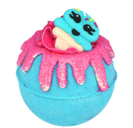 Bomb Cosmetics Blue Raspberry Ice Bath Blaster musująca kula do kąpieli 160g