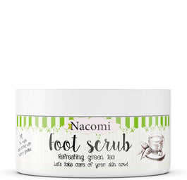 Nacomi Sugar Foot Scrub naturalny cukrowy peeling do stóp Zielona Herbata 125g