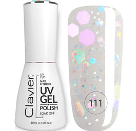 Clavier Luxury lakier hybrydowy z drobinkami holograficznymi 111 Sparkle&Fine 10ml