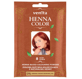 Venita Henna Color ziołowa odżywka koloryzująca z naturalnej henny 8 Rubin