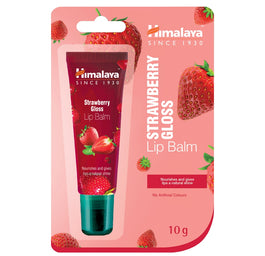 Himalaya Truskawkowy balsam do ust z błyszczykiem 10g