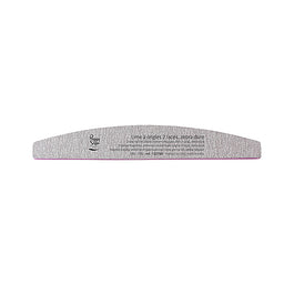 Peggy Sage 2-Way Nail File Zebra Coarse pilnik do paznokci dwustronny 100/100 półksiężyc zebra 1szt