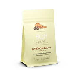 Fluff Coffee Scrub peeling kawowy do ciała Antycellulitowy & Ujędrniający Karmel 100g