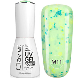 Clavier Luxury Multi Flavours lakier hybrydowy do paznokci M11 Lime&Mint 10ml