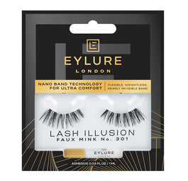 Eylure Lash Illusion Lashes sztuczne rzęsy z klejem No. 301