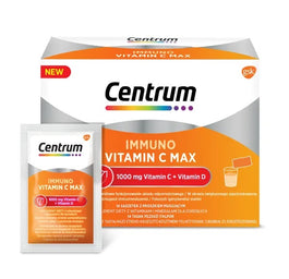 Centrum Immuno Vitamin C Max suplement diety z witaminami i minerałami 14 saszetek