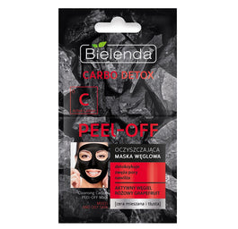 Bielenda Carbo Detox Peel-Off oczyszczająca maska węglowa 2x6g