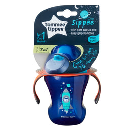 Tommee Tippee Sippee Cup kubek niekapek z uchwytami 7m+ Boy 230ml