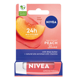 Nivea Pielęgnująca pomadka do ust Peach Shine 4.8g