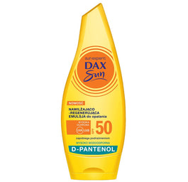 Dax Sun Nawilżająco-regenerująca emulsja do opalania z D-pantenolem SPF50 175ml