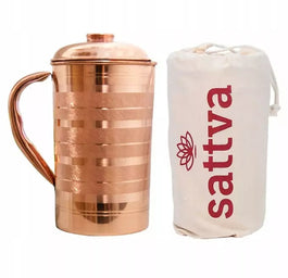 Sattva Dzbanek miedziany w paski Stripe Jug 1250ml