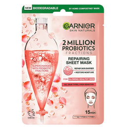 Garnier 2 Million Probiotics Fractions Repairing Sheet Mask regenerująca maska na tkaninie 22g