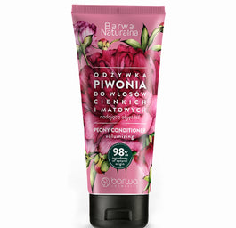 Barwa Naturalna odżywka do włosów cienkich i matowych Piwonia 200ml