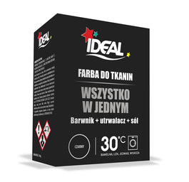 IDEAL All in One barwnik do tkanin Czarny 350g