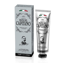 Pasta del Capitano Charcoal pasta do zębów z aktywnym węglem 75ml