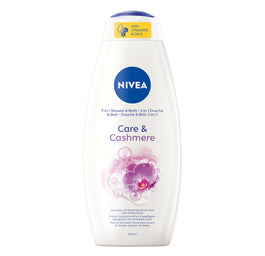 Nivea Care & Cashmere żel pod prysznic i płyn do kąpieli 2w1 750ml
