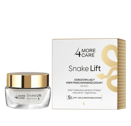 More4Care Snake Lift odbudowujący krem przeciwzmarszczkowy na noc 50ml