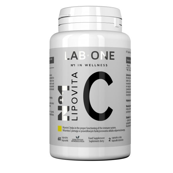 LAB ONE N°1 Lipovita C suplement diety wspierający układ odpornościowy i nerwowy 60 kapsułek