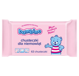 Bambino Chusteczki dla niemowląt 63szt.