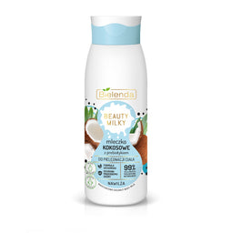 Bielenda Beauty Milky mleczko kokosowe z prebiotykiem do pielęgnacji ciała 400ml