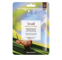 BeauuGreen Snail Contour Mask koreańska maseczka ze śluzem ślimaka 23ml